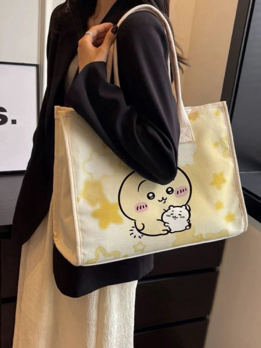 Chiiwaka Usagi Canvas Tote Bag,
